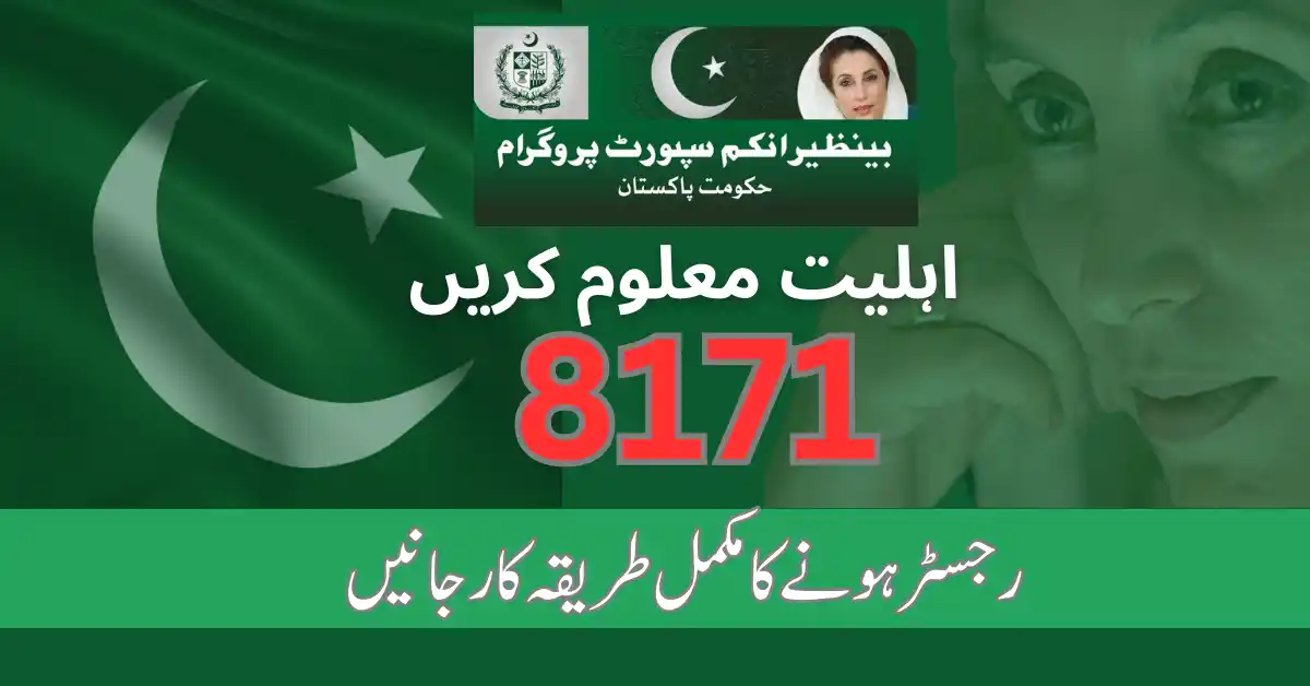 benazir income support 8171 Check online