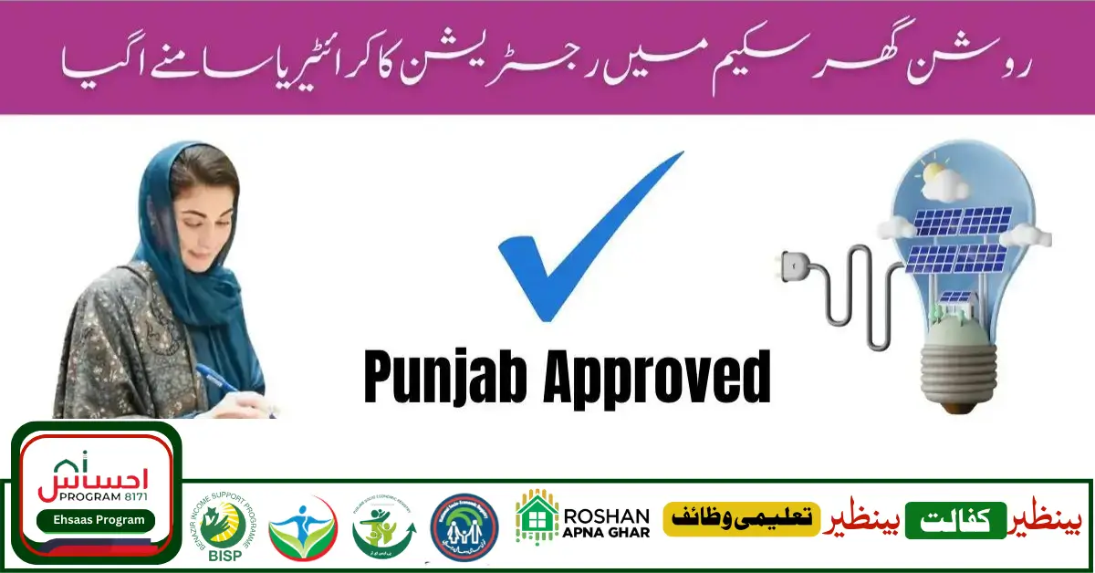 Govt Of Punjab 50000 Roshan Ghar Scheme For Poor People 