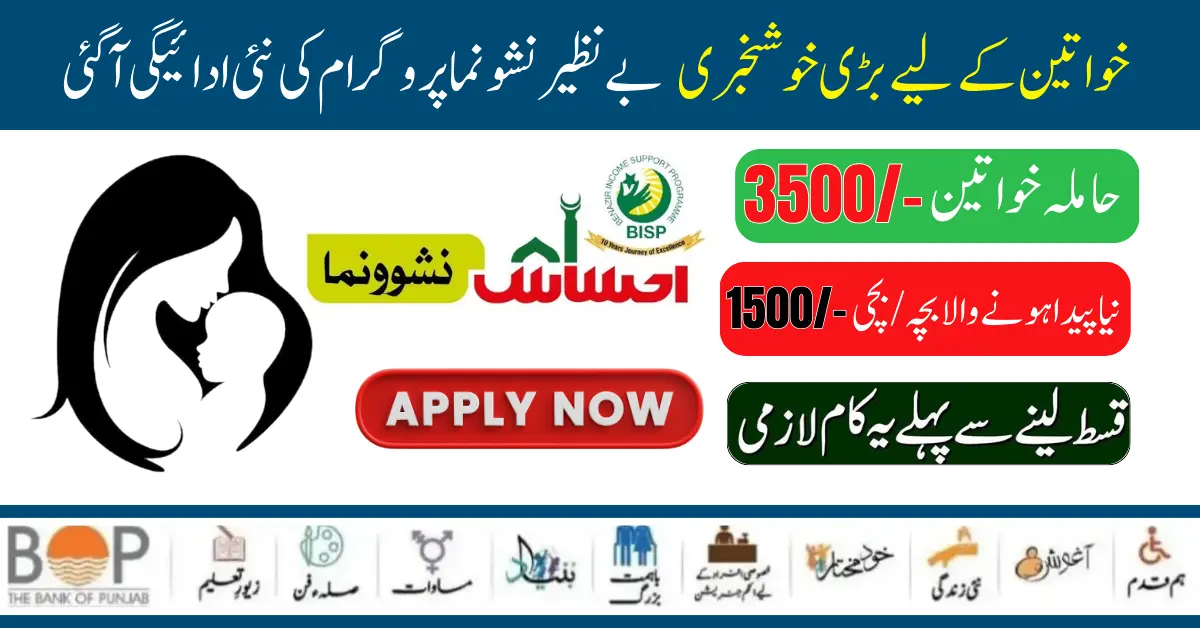 Benazir Nashonuma 3000 Payment Apply Procedure With New Update