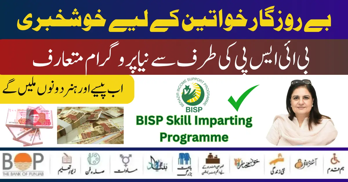 8171 BISP Skill Imparting Programme Start To Help Poor Families August 2024