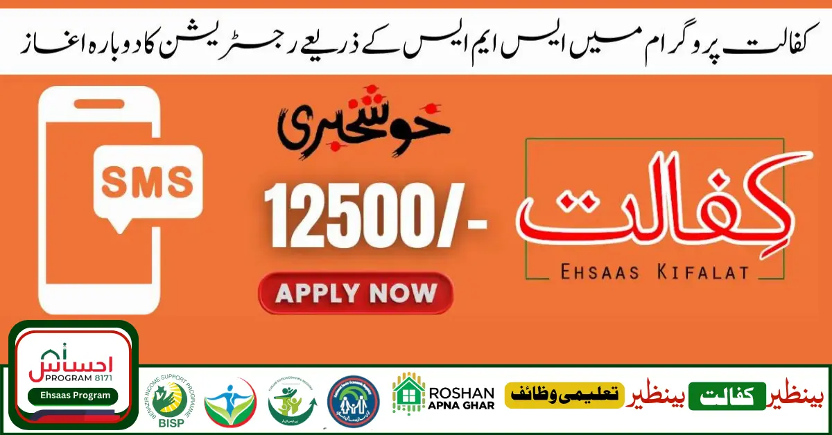 Benazir 8171 Kafaalat Program SMS Service Registration Start