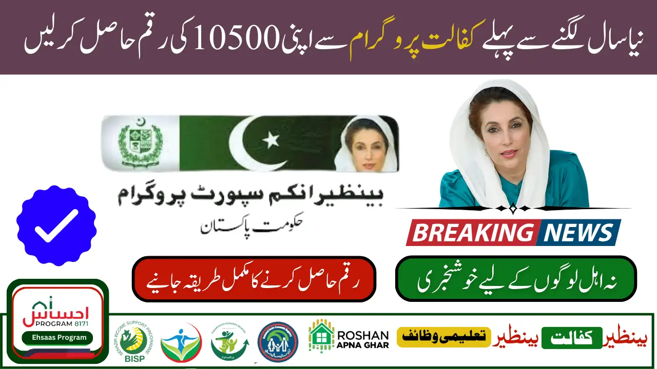 Benazir 8171 Program Phase 3 Check 2025 Eligibility for New Payment of Rs 10,500